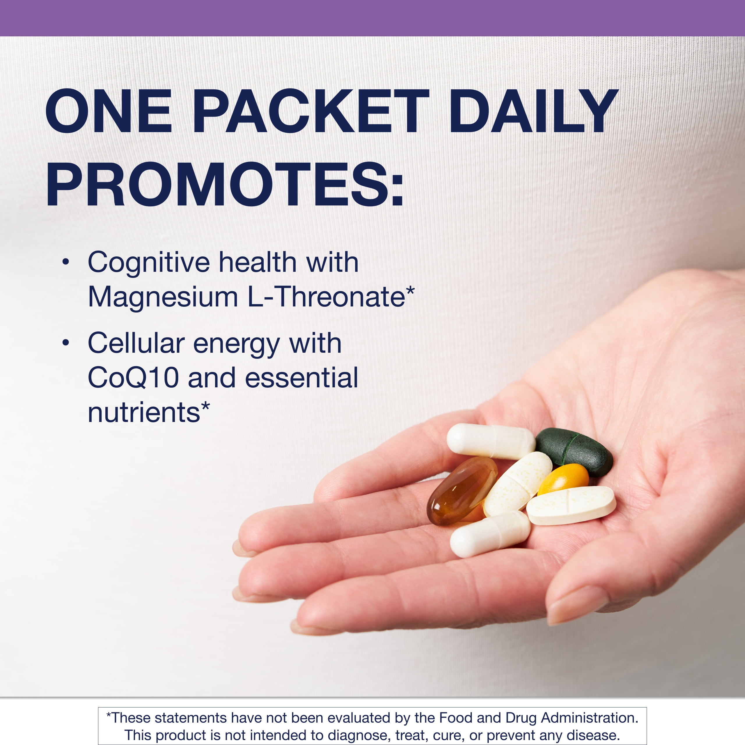 Metagenics Wellness Essentials Brain Health Daily Packs - Comprehensive Brain Support* - With Alpha Lipoic Acid, Biotin, DHA, Folate & More - Gluten-Free - 30 Packets