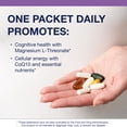 thumbnail image 2 of Metagenics Wellness Essentials Brain Health Daily Packs - Comprehensive Brain Support* - With Alpha Lipoic Acid, Biotin, DHA, Folate & More - Gluten-Free - 30 Packets, 2 of 7
