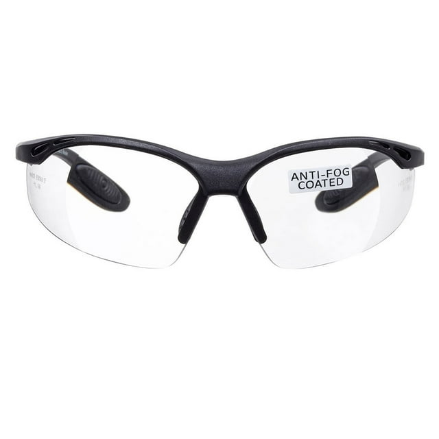 LECTORES DE SEGURIDAD voltX 'Constructor' (CLEAR +1,5 dioptrías) Gafas de seguridad de lectura con lente completa ANSI Z87.1+ y CE EN166F Estilo envolvente - Incluye cable de seguridad con tope para l