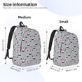 thumbnail image 2 of Vsdgher Christmas Gnome 1 Print Canvas Backpack Travel Rucksack Unisex Knapsack 15.7/17.7Inch Laptop Backpack for Work,College-Small, 2 of 5