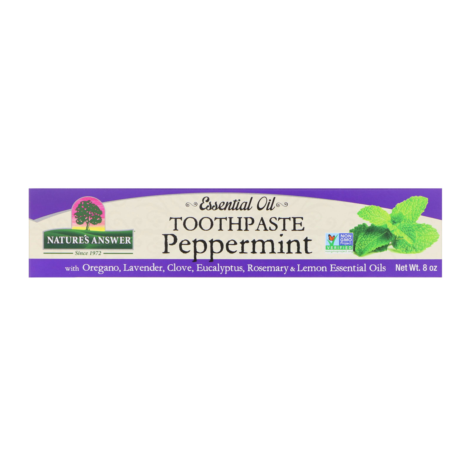 Nature s Answer Essential Oil Toothpaste Peppermint 8 oz
