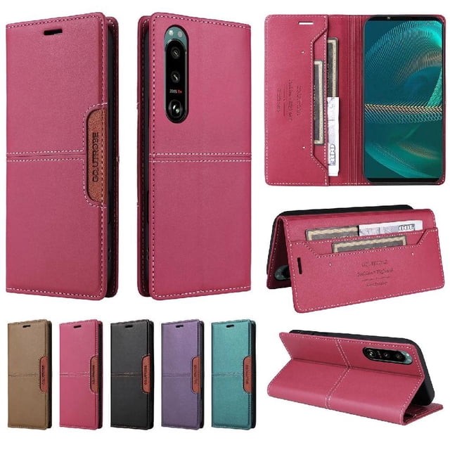 Case for FOXDOCK Sony Xperia 5 III RFID Blocking Wallet Flip Cover Shockproof