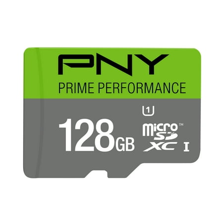 PNY 128GB Prime microSD Memory Card (Best Memory Card For Camera 2019)