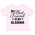 thumbnail image 3 of Inktastic My Best Friend is My Glamma with Hearts Boys or Girls Toddler T-Shirt, 3 of 5