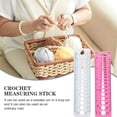 thumbnail image 4 of CIMAXIC 4pcs Plastic Knitting Needle Measuring Rulers Sewing Accessories Weaving Tools,6.06"X1.5"X0.12", 4 of 5