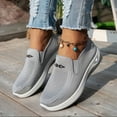 thumbnail image 2 of Womens Shoes,Breathable Sneakers Lightweight Comfortable for Everyday Wear Mesh Breathable Sneakers All Seasons,Shoes for Women,Grey,6.5, 2 of 6