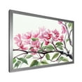 thumbnail image 2 of Designart 'Pink Blossoming Floral Tree' Traditional Framed Art Print, 2 of 4