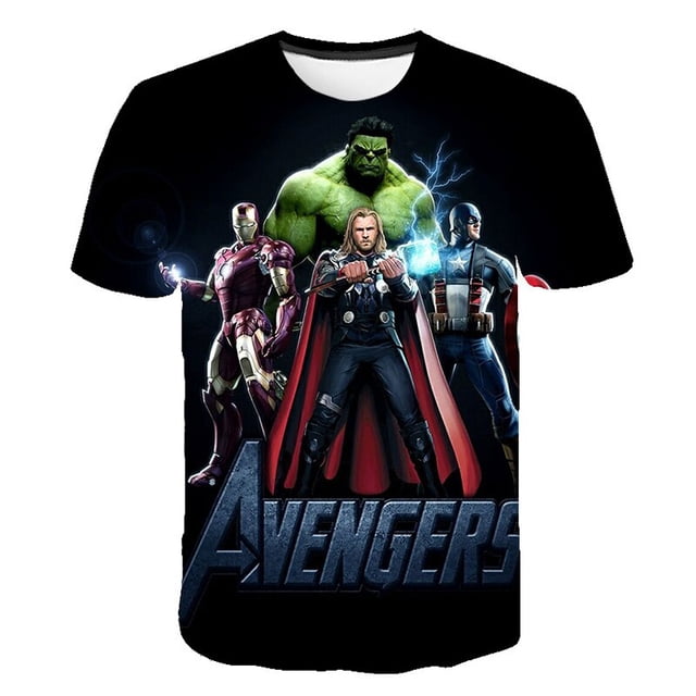 Drop Ship Spiderman camiseta Bebé Niños Ropa Niños Manga corta SPIDER-MAN Camisetas Niños Ropa de dibujos animados Tops Envío gratis 8T Gao Jinjia LED