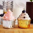 thumbnail image 6 of MOPOOR 50Pcs Baking Cups, Cupcake Liners, Cake Cup, Disposable Dessert Paper Baking Cups, Mini Cheesecakes Holders for Birthday and Wedding Party, 6 of 6