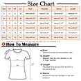 thumbnail image 3 of Women's Long Sleeve T-shirt Women 3/4 Sleeve Spring And Patriotic Top Women Neck Festival Blouses Clothes,White Women's Long sleeve T-shirt M, 3 of 5