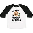 thumbnail image 3 of Inktastic Monkey I Love Hanging out with My Grandpa Boys or Girls Toddler T-Shirt, 3 of 5