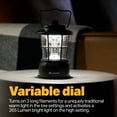 thumbnail image 5 of LUXPRO LP1535 265 Lumen Retro LED Lantern - Battery-Powered Emergency Lantern - LED Lamp for Power Outages, Emergency Kit, or Survival Pack - Black - 2-Pack, 5 of 8