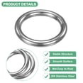 thumbnail image 2 of Uxcell 12 Pack Anillos para atrapasueños 1.2" Anillos de acero inoxidable para DIY Plateado 0.16", 2 of 6