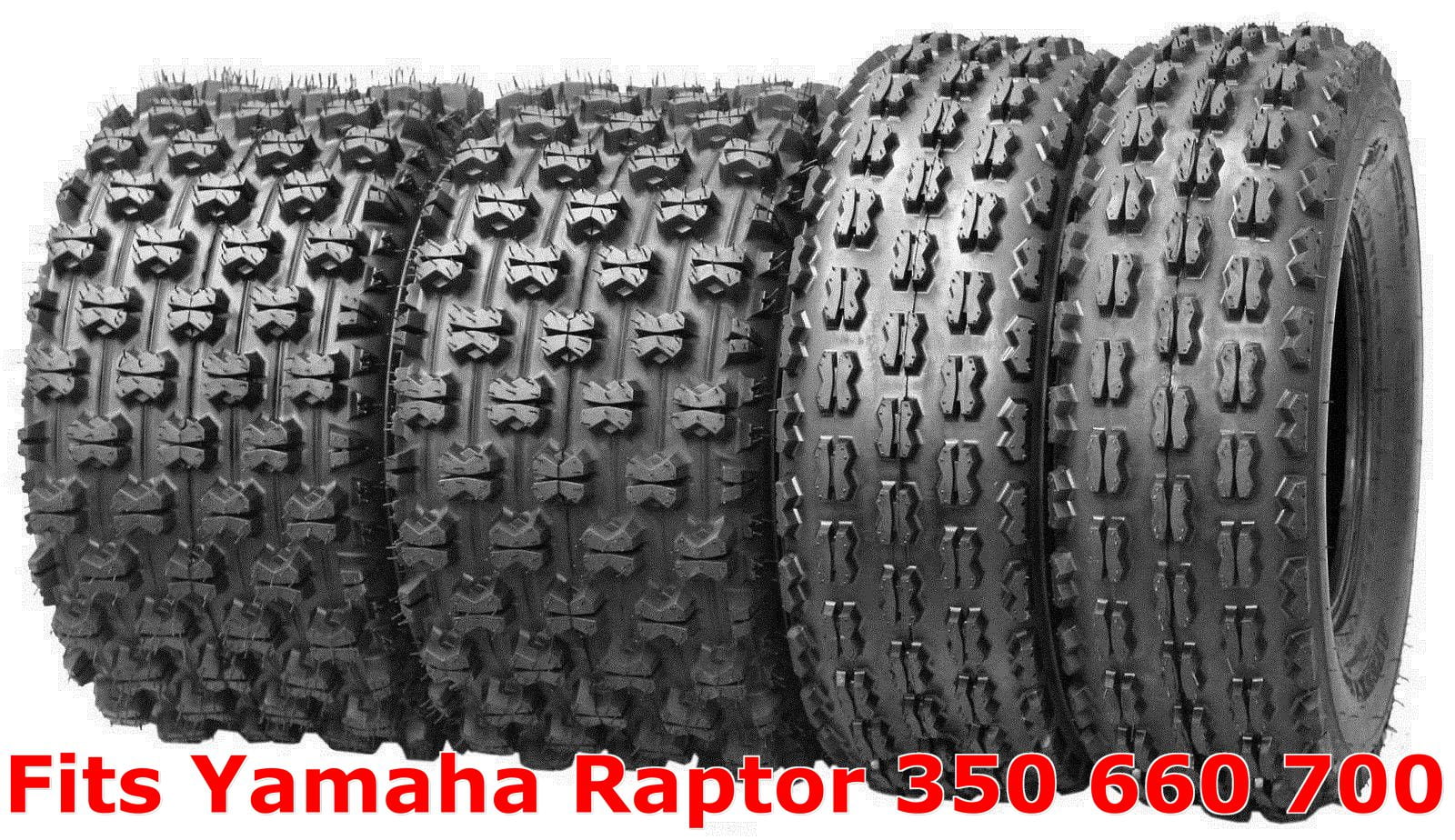 Buy 4 21x710 & 20x109 Yamaha Raptor 350 660 700 GNCC Racing ATV Tire
