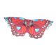 thumbnail image 3 of Capa de mariposa, capa para cosplay, disfraz, juego de mascarada, disfraces, decoración, fiesta Rojo, 3 of 9