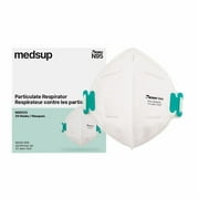 Medsup - Respirateur à particules NIOSH N95, 20 masques