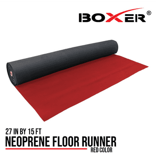 20 x 2.3 Ft Neoprene Red Carpet Runner Reusable Red Plastic Floor Runner  Non-Slip Rubber