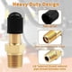 thumbnail image 5 of 4 Set Gold 1/8 Schrader Valve, Metal 1/8 Tank Valve, Brass Pipe with Air Compressor Tank with Sealin, 5 of 5