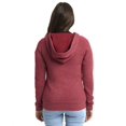 thumbnail image 4 of Ladies' PCH Raglan Zip Hoodie - HEATHER CARDINAL - S, 4 of 5