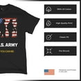 thumbnail image 6 of US Army Be All You Can Be T-shirt American Flag Military Veteran DD 214 Patriotic Armed Forces Licensed Men's Tee, 6 of 7
