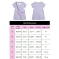 thumbnail image 4 of HWJAD Toddler Girls Cotton Summer Short Sleeve Shirt Dress Cartoon Kitty Casual Jersey Stripe Dresses, 4 of 9