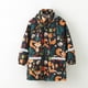 thumbnail image 4 of Chubasquero para niñas de 3 a 8 años, gabardina con capucha y estampado largo, prendas de vestir exteriores para niños y niñas, chubasquero deportivo para exteriores, 2023, 4 of 5