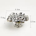 thumbnail image 3 of Forme de Rose en Alliage de Zinc Meubles Poignée Portes Armoires Boutons pour Chambre d'Enfants, 3 of 7