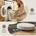 thumbnail image 5 of ODIKA 6'x9' Washable Area Rug Cd Vinyl Record Vintage Music Notes Spinning Grooves Retro Disc Flowing Dynamic for Family Room, Living Room, Master Bedroom, Non-Slip, Easy Care, 5 of 7