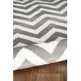 thumbnail image 2 of Capri Chevron Grey & Cream 4' 3" x 7' 3" Area Rug, 2 of 5