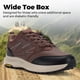 thumbnail image 3 of FitVille-zapatos de senderismo anchos para hombre, zapatillas para caminar, senderismo, senderos, con soporte para ARCO, antideslizantes, 3 of 4