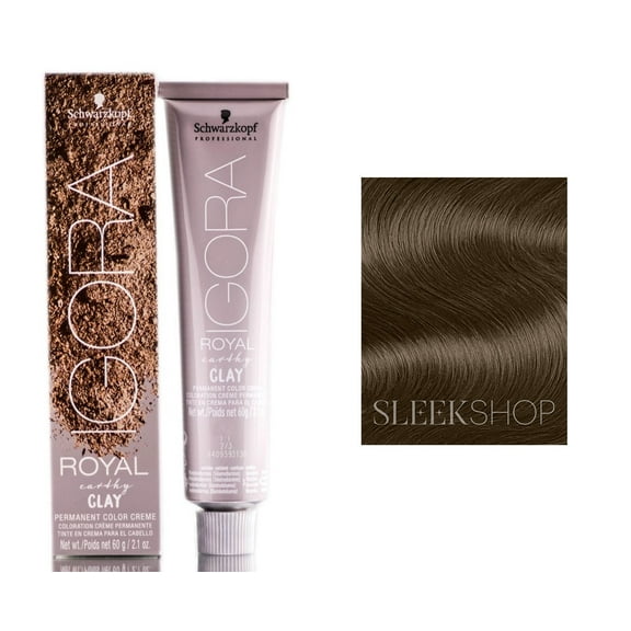 Schwarzkopf Igora Royal Earthy Clay Permanent Color Creme - 6-16 Dark Blonde Cendre Chocolate