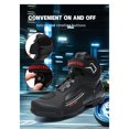 thumbnail image 6 of Men's and women's all-season motorcycle riding boots and motorcycle shoes,Black red,41, 6 of 18