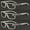 3 Pairs of Transparent, variant on 3 Pairs of Resin Classic Reading Glasses 3.00, Plastic Rectangle Sport Business Readers 3.00 for Men