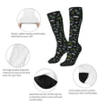 thumbnail image 6 of Haiem Space Rockets Socks, Funny Novelty Crazy Design Cotton Socks Sports Socks Knee High Socks For Men, Women,1Pairs - Gift For Working Friends, 6 of 9