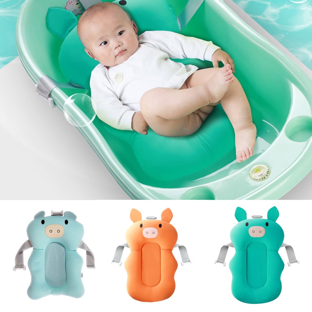 SPRING PARK Portable Baby Shower Air Cushion Bed Babies Infant Bath Pad