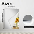 thumbnail image 5 of 4 Pcs 8 x 8 Inch Self Adhesive Acrylic Square Mirror and 4 Pcs 6 x 9 in Full Length Wall Mirror Tiles, 5 of 5