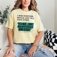 thumbnail image 2 of Humorous Quote I Don't Know What I'm Doing, Butter Comfort Colors T-Shirt, Large, 2 of 3
