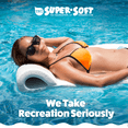 thumbnail image 5 of TRC Recreation Sunsation 1.75" Thick Foam Pool Float Lounger w/ Headrest, 2 Pack, Bronze, 5 of 5