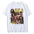 thumbnail image 1 of Camiseta con estampado SZA para hombre y mujer, ropa informal de gran tamaño, de manga corta, 100% algodón, estilo Hip Hop, Harajuku, 1 of 4