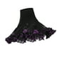thumbnail image 3 of Larga de Mujer Cintura Alta Elástica Bordado de Lentejuelas Swing Traje para Cha Cha Flamenco Púrpura Macarena Vestido de baile latino, 3 of 8