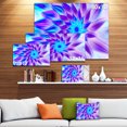 thumbnail image 3 of Pétales de Fleurs Bleus Exotiques - Impression sur Toile Florale, 3 of 4