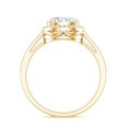thumbnail image 2 of Rosec Jewels Lab Created Diamond Ring for Women - EF-VS Grade East West Engagement Ring, 18K Yellow Gold, US 6.50, 2 of 8