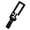 Black with Strap, variant on Titaniums Alloy Waist Hanging Keychain Buckles with Bottle Opener Screwdriver