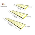 thumbnail image 6 of Wacces Speed Super Flat Adjustable Speed Agility Ladder for Soccer, Speed, Football, Fitness with Free Carry Bag - 8 Rungs Yellow, 6 of 8
