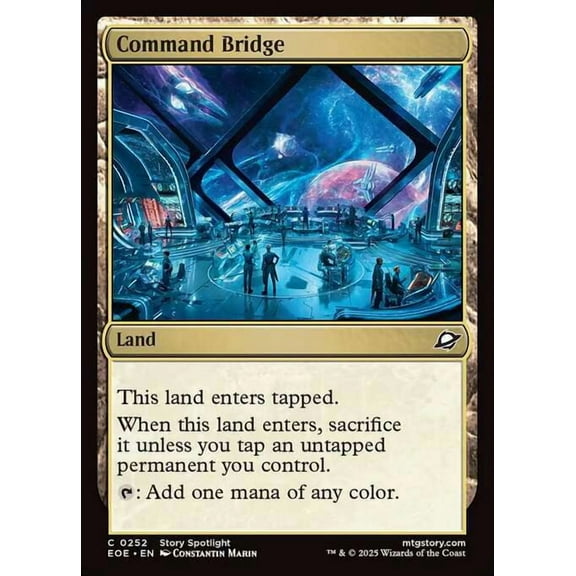 MtG Edge of Eternities Common Command Bridge (FOIL) #252