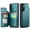 Green, variant on For Samsung Galaxy A37 A57 Case with Card Holder, Wallet Case for Women Men with RFID Blocking, Durable Leather Kickstand Magnetic Clasp Shockproof Phone Case