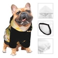 thumbnail image 3 of Haiem Hello Spring Sunflower Gnomes for Winter Dog Hoodie Sweatshirts with Pockets Warm Dog Clothes for Small Dogs Chihuahua-X-Large, 3 of 7