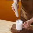 thumbnail image 4 of Food Mixer Rechargeable Kitchen Handheld Mixer Material Kitchen Accessories For Coffee Milk Baking Cake Handheld Milk Whisk,1 Hand Blender Clearance, 4 of 8