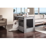 New Age Pet ECOFLEX® Barn Door Dog Crate & End Table, Indoor Furniture Style Kennel