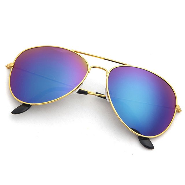 Qarigey Gafas de sol Clásico Colorido Alto rango Vibrante Resistente a los golpes Robusto Ligero Duradero Apariencia exquisita Gafas redondas Oro + Lentes Oro + Verde Qarigey AP008819-02